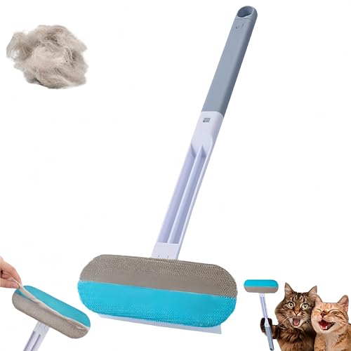 Generisch 3-in-1-Tierhaarentferner, 2025 Neue multifunktionale Haarentfernungsbürste mit verlängertem Griff, waschbar und wiederverwendbar für Hunde, Sofa, Teppich, Autositz, Glas, Möbel (1 STÜCK) von Generisch