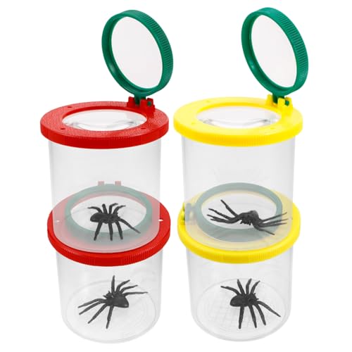Generisch 4 Stück Insektenbeobachter Für Probenbetrachter Betrachter Von Insektenproben Vakuum Glas Zur Beobachtung Von Insekten Critter-fänger Insektenbehälter Plastik Generisch 4 Stück Insektenbeobachter Für Probenbetrachter Betrachter Von Insektenproben Vakuum Glas Zur Beobachtung Von Insekten Critter-fänger Insektenbehälter Plastik von Generisch
