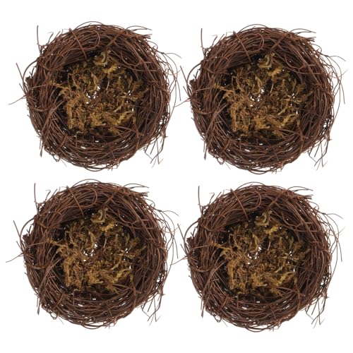 Generisch 4 Stück Künstliches Handgefertigte für Garten und Party Rustikale Vogelhaus Ornamente aus Naturmaterialien für Kreative Bastelprojekte Generisch 4 Stück Künstliches Handgefertigte für Garten und Party Rustikale Vogelhaus Ornamente aus Naturmaterialien für Kreative Bastelprojekte von Generisch