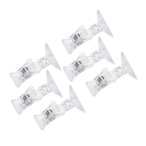 Generisch 6St Fütterungswerkzeug Luft Tank Teich automatisch Fischschupperbürste Filter Panzer Aquarium Zubehör Aquarium Futterhalter Futterklammer für Aquarium Futterklammern Aquarium-Clip Generisch 6St Fütterungswerkzeug Luft Tank Teich automatisch Fischschupperbürste Filter Panzer Aquarium Zubehör Aquarium Futterhalter Futterklammer für Aquarium Futterklammern Aquarium-Clip von Generisch