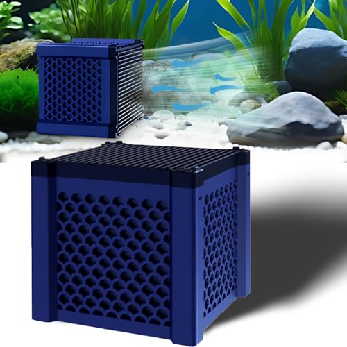 Generisch Aktivkohle Aquarium, Clever Filter Cube Aktivkohlefilter Wasser Reinigungswürfel, Aktivkohlefilter Pferdetränke, Aquarium Wasserreiniger Würfel für Aquarium, Vorratstank, Teiche (1P) von Generisch