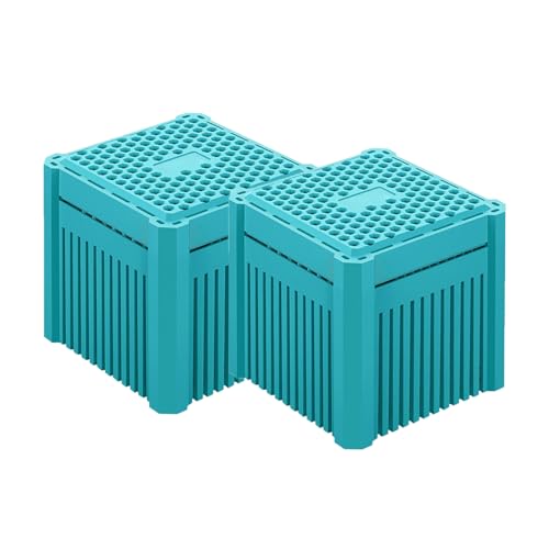 Generisch Aktivkohle Aquarium, Cube Aktivkohle Pferder, Wasserfilter Würfel für Aquarium, Aktivkohle-Filterwürfel für Pferdetränken,Wasserfilter zur Reinigung von Verunreinigungen und Gerüchen (2PC) von Generisch
