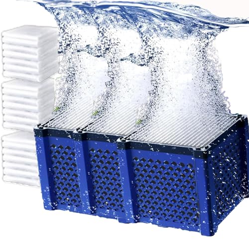 Generisch Aktivkohle Aquarium,Clever Cube Aktivkohle Pferde Filter Cube,Wassertrog Purifier Cube,Aktivkohlefilter Pferdetränke,für Teiche, Aquarium, Vorratstank (3PC) von Generisch