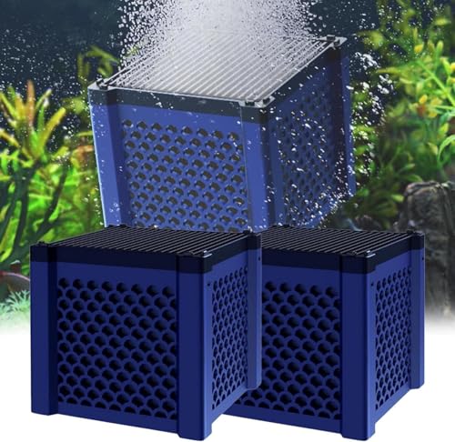Generisch Aktivkohle Würfel Clever Cube, Aktivkohlefilter Pferdetränke, Filter Cube, Clever Cube Aktivkohle Pferde, Wasserfilter Für Wasserreinigung, Für Teiche, Aquarium, Vorratstank (2PCS) von Generisch
