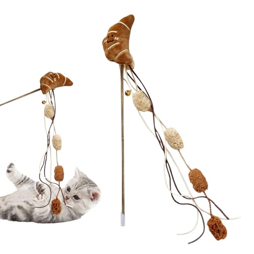 Generisch Cat Toy Wand, Food Theme Cat Teaser, 12.6 inches Plush Catcher with Elastic Rod and Soft Grip Handle, Interactive Reaction Training Activity for Cats All Breed Use Generisch Cat Toy Wand, Food Theme Cat Teaser, 12.6 inches Plush Catcher with Elastic Rod and Soft Grip Handle, Interactive Reaction Training Activity for Cats All Breed Use von Generisch
