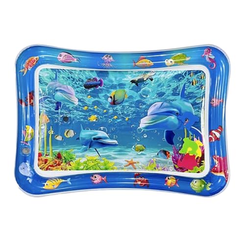 Generisch Cat Water Toy, Anti Scratch Sensory Mat, Thickened Aqua Pool Design, Cooling Enrichment Game & Interactive Summer Activity, Ideal for Indoor Kittens, 26.77x18.9 inches von Generisch