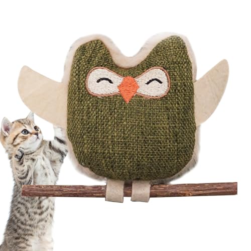 Generisch Catnip Toys, Cat Chew Toy Feather Catnip Balls, 4.72x1.18x3.54 inches Interactive Pet Supplies Oral Health, Owl Doll Teeth Cleaning for Cats, All Breeds Boredom & Enrichment Play Generisch Catnip Toys, Cat Chew Toy Feather Catnip Balls, 4.72x1.18x3.54 inches Interactive Pet Supplies Oral Health, Owl Doll Teeth Cleaning for Cats, All Breeds Boredom & Enrichment Play von Generisch