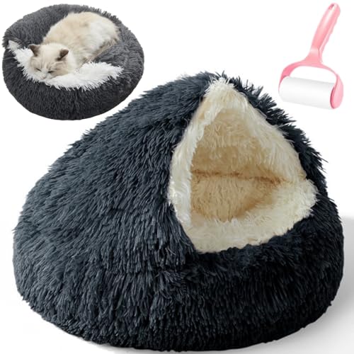 Generisch Cozy Pet Bed,Winter Hooded Covered Pets Nest,Warming Washable Anti Slip Pets Sleeping Bag,Breathable Pet Bed for Small Cats Dogs All Seasons Generisch Cozy Pet Bed,Winter Hooded Covered Pets Nest,Warming Washable Anti Slip Pets Sleeping Bag,Breathable Pet Bed for Small Cats Dogs All Seasons von Generisch