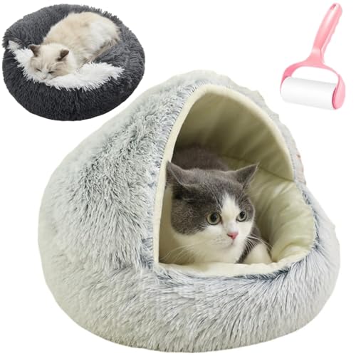 Generisch Cozy Pet Bed,Winter Hooded Covered Pets Nest,Warming Washable Anti Slip Pets Sleeping Bag,Breathable Pet Bed for Small Cats Dogs All Seasons Generisch Cozy Pet Bed,Winter Hooded Covered Pets Nest,Warming Washable Anti Slip Pets Sleeping Bag,Breathable Pet Bed for Small Cats Dogs All Seasons von Generisch