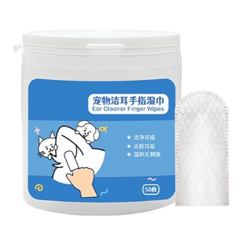 Generisch Dog Ear Wipes - Pet Ear Cleaning Wipes | Cleaner Finger Wipess for Pet Earr, Mild Pets Cleansing Supplies for Dogs Puppies Kittens Groomers Clinic Visitors Show Participants Home Travel Generisch Dog Ear Wipes - Pet Ear Cleaning Wipes | Cleaner Finger Wipess for Pet Earr, Mild Pets Cleansing Supplies for Dogs Puppies Kittens Groomers Clinic Visitors Show Participants Home Travel von Generisch