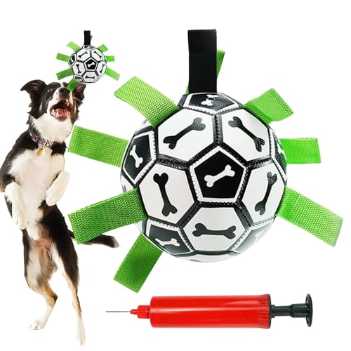 Generisch Dog Soccer Ball, Tug of War Dog Football, Pet Yard Games, 5.91x5.91x5.91 Inches Outdoor Boredom Buster, Indestructible Puppy Water Toy, Pup Chew Accessory for Puppies Generisch Dog Soccer Ball, Tug of War Dog Football, Pet Yard Games, 5.91x5.91x5.91 Inches Outdoor Boredom Buster, Indestructible Puppy Water Toy, Pup Chew Accessory for Puppies von Generisch