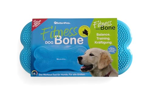 Generisch Fitness Dog Bone - Balance Pad & Wackelkissen für Hunde - orthopädisches Hundetraining & Spiel - Trainingsgerät, Board, Kissen, Zubehör, Toy - inkl. Pumpe - für kleine & große Hunde von Generisch