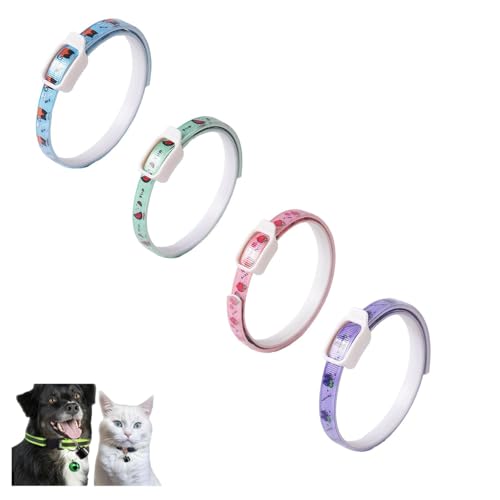 Generisch Floh- und Zeckenschutz Halsband für Katzen und kleine Hunde (4 Farben) von Generisch