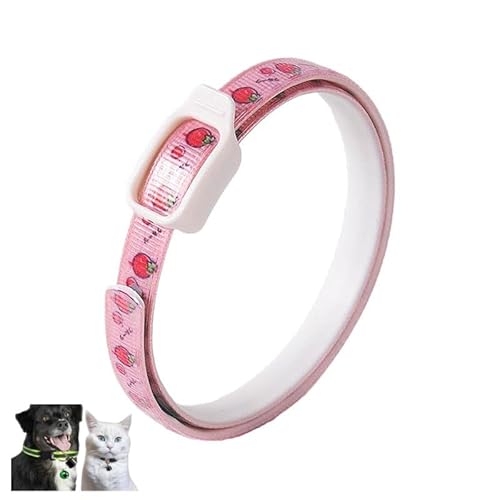 Generisch Floh- und Zeckenschutz Halsband für Katzen und kleine Hunde (Rosa) von Generisch