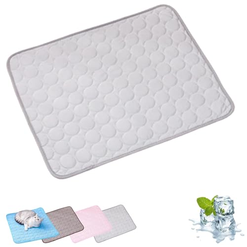 Generisch Furry Basics Dog Cooling Mat, Furrybasics Coolingmat with Ice-Silk Tech, Self-Cooling & Machine-Washable Pet Pad for Hot Days (Gray,X-Small) von Generisch