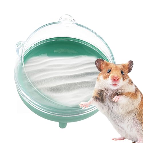 Generisch Hamster Badezimmer - Hamster Badewanne Badewanne | Tiersandbadbehälter | Transparent Haltbarer Badekasten | Pet Haamster Reinigungstanne Für Gesunde Pflege Und Spaß von Generisch