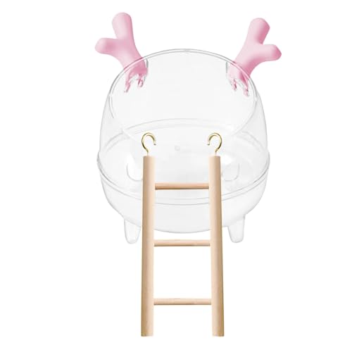 Generisch Hamster-Sandbadebox, Staubbadebox Für Hamster, Transparente Hamsterbadewanne Mit Leiter – 360-Grad-Sichtbehälter, Pflegeleichtes Sandbad Mit Dusche Und Grabraum Für Lemminge Und Hamster Generisch Hamster-Sandbadebox, Staubbadebox Für Hamster, Transparente Hamsterbadewanne Mit Leiter – 360-Grad-Sichtbehälter, Pflegeleichtes Sandbad Mit Dusche Und Grabraum Für Lemminge Und Hamster von Generisch