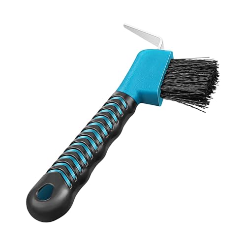 Generisch Hoof Pick Brush, Sturdy Hold Hoof Pick Brushes, Soft Touch Handle for Horse Lovers, Size About 16.5x8.5cm, Material Iron and PP, Lightweight Convenient Storage Generisch Hoof Pick Brush, Sturdy Hold Hoof Pick Brushes, Soft Touch Handle for Horse Lovers, Size About 16.5x8.5cm, Material Iron and PP, Lightweight Convenient Storage von Generisch