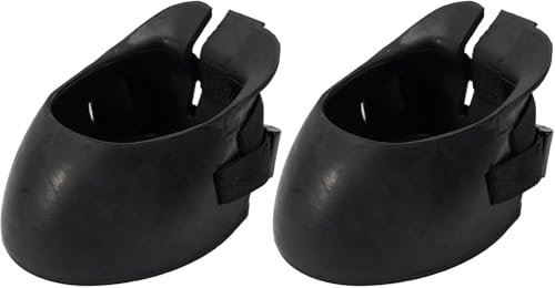 Generisch Hufschuh für Pferde, Hufschoner, Pferdehuf Stiefel, Pferdehufschuh Pferdeschuh,S/M/L/XL,Gummi für Reittrainingsteile (S) von Generisch
