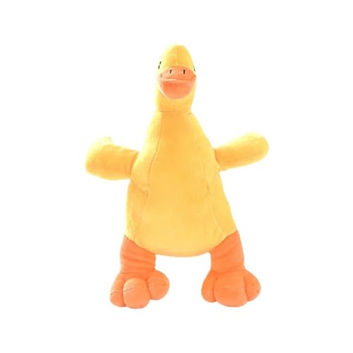 Generisch Hunde Kuscheltier Hundespielzeug mit Sound, Stofftier, klein, Stressabbau, Mangel an Haustierspielzeug, Katzenspielzeug (Yellow, 33x16cm) von Generisch