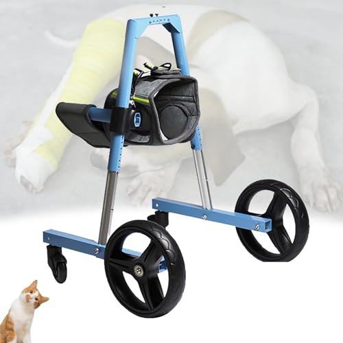 Generisch Hunderollstuhl for die Vorderbeine, verstellbarer Hundewagen mit vier Rädern und leichtem Aluminiumrahmen, Mobilitätshilfen for Gehen und Erholen der Vorderbeine for Hunde, Beinschiene, Hüft Generisch Hunderollstuhl for die Vorderbeine, verstellbarer Hundewagen mit vier Rädern und leichtem Aluminiumrahmen, Mobilitätshilfen for Gehen und Erholen der Vorderbeine for Hunde, Beinschiene, Hüft von Generisch