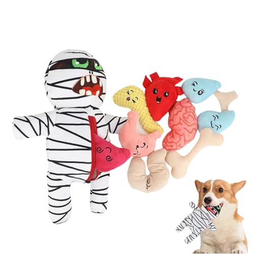 Generisch Hundespielzeug Quietschend, Waschbares Kauspielzeug Hund Unzerstörbar,9In1 Mummy Plush Squeaky Hundespielzeug Mit 8 Nierenförmigen Spielzeugen Für Kleine Bis Mittelgroße Hunde (2 stück) Generisch Hundespielzeug Quietschend, Waschbares Kauspielzeug Hund Unzerstörbar,9In1 Mummy Plush Squeaky Hundespielzeug Mit 8 Nierenförmigen Spielzeugen Für Kleine Bis Mittelgroße Hunde (2 stück) von Generisch