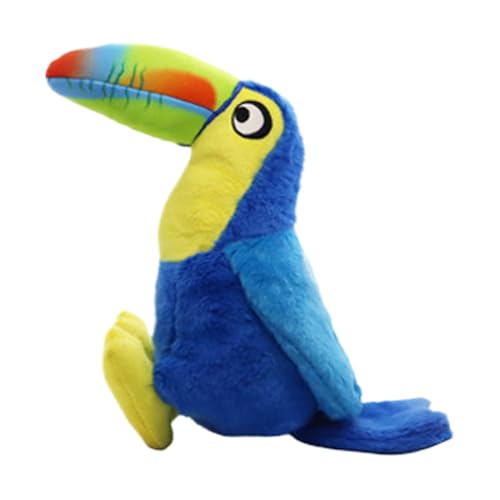 Generisch Interactive Plush Dog Toys, Soft Plush Parrot Toy, 4.72x11.02x7.87 inches, Funny Stuffed Birds, Squeaky Sound Design, Lightweight 125g, for Indoor Play, Training, Chewing Fun Generisch Interactive Plush Dog Toys, Soft Plush Parrot Toy, 4.72x11.02x7.87 inches, Funny Stuffed Birds, Squeaky Sound Design, Lightweight 125g, for Indoor Play, Training, Chewing Fun von Generisch