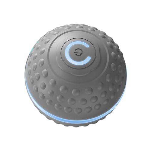 Generisch Interaktiver Katzenball Spielzeug - Interaktiver Automatischer Rollball Mit Licht - Automatisches Zahnpflege Trainingsspielzeug Für Alle Größen Katzen von Generisch