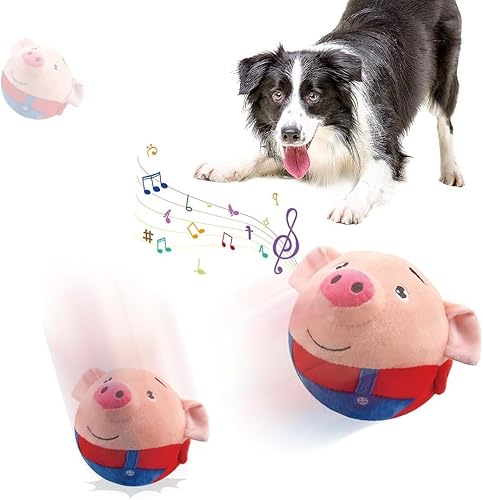 Generisch Interaktives Hundespielzeug, Magic Ball für Hunde, Aktives Bewegendes Haustier Plüschspielzeug, Sprechendes Hundespielzeug, für Haustier Hunde IQ Trainingsball (1) von Generisch