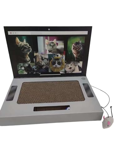 Generisch Katzen-Laptop aus Pappe – ideales Spielzeug für die Erkundung und den Spaß mit Katzen von Generisch
