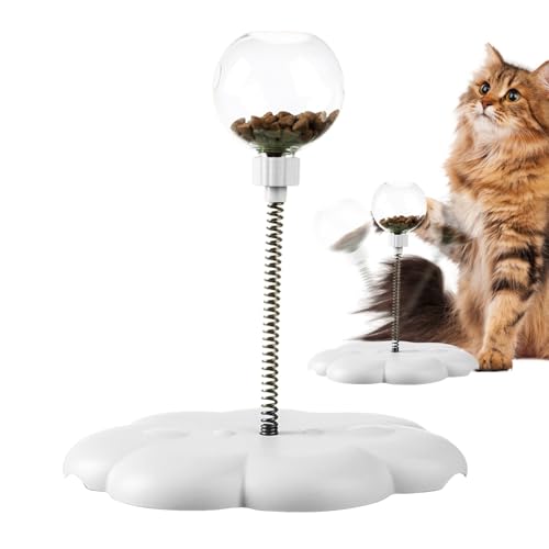 Generisch Katzen Leckerli Spielzeug Interaktiv - Interaktiver Futterautomat für Katzen - Indoor Kätzchen Ball Spielzeug,Für Fressbeschäftigung Und Bewegung Generisch Katzen Leckerli Spielzeug Interaktiv - Interaktiver Futterautomat für Katzen - Indoor Kätzchen Ball Spielzeug,Für Fressbeschäftigung Und Bewegung von Generisch