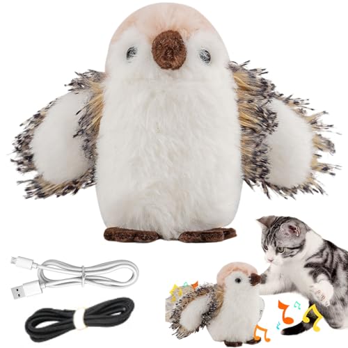 Generisch Katzenvogel Spielzeug, Bunte Vogel Nachbildung Für Kätzchen, Mit Sound für kleine Hunde zur Unterhaltung, für interaktives Spiel mit Spaß mit Generisch Katzenvogel Spielzeug, Bunte Vogel Nachbildung Für Kätzchen, Mit Sound für kleine Hunde zur Unterhaltung, für interaktives Spiel mit Spaß mit von Generisch