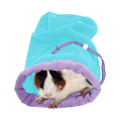 Generisch Kleintier Handtuch Tasche - Absorbierende Eichhörnchen Tragetasche | Atmungsaktive Badetasche Mit Verstellbarem Kordelzug Für Hamster, Kaninchen, Welpen Und Kleintiere von Generisch