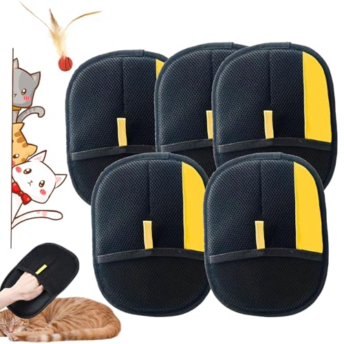 Generisch Kolibri Tierhaar Handschuh, Upgraded FellMagnet Handschuh - Tierhaarentferner, Wiederverwendbare für Waschen, Entfernen Von Haaren Und Pflegen (A - 5 pc) von Generisch