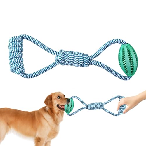 Generisch Kugel- und Seilhundspielzeug, Hundeschneiderballspielzeug | Hundeschneidspielzeug mit Ball | Interactive Knot Tug Food Dispenser Saite für Haustierausbildung, Haustierversorgungen von Generisch