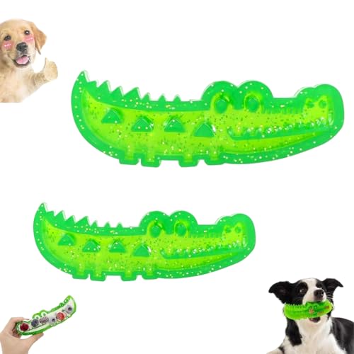 Generisch Lettucepets Chew Crocodile, Slow Feed Chew and Fetch Crocodile, Dog Slow Feeder Puzzle Toy for Large, Medium & Small Dogs Teeth Cleaning, Keeping The Dogs Busy(Small+Large) von Generisch