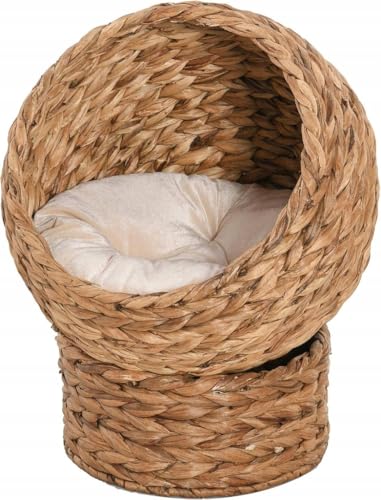 Generisch Liege für Katzen Katzenbett Katzenhaus Braun Bananenblatt Baumwollkissen bis 10kg Generisch Liege für Katzen Katzenbett Katzenhaus Braun Bananenblatt Baumwollkissen bis 10kg von Generisch