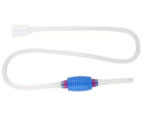 Generisch Mulmsauger Manuelle Siphonpumpe mit Flexiblem Schlauch, Blauer Handgriff, Weiß Generisch Mulmsauger Manuelle Siphonpumpe mit Flexiblem Schlauch, Blauer Handgriff, Weiß von Generisch