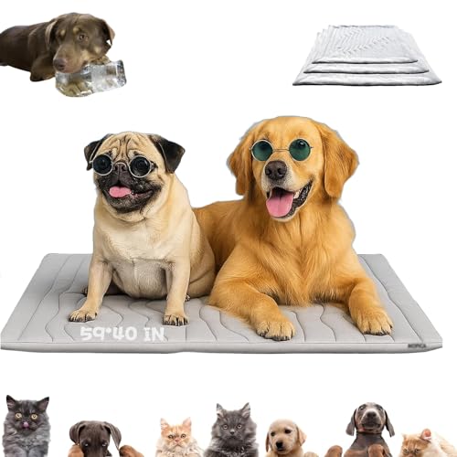 Generisch Nuvica TempBalance Mat, Nuvica Cooling Relief for Pets, Cool Fabric Structure, Dual-Sided Design. Instantly Cools Without Water, Electricity Or Refrigeration (59 * 40 in /150 * 101 cm) von Generisch