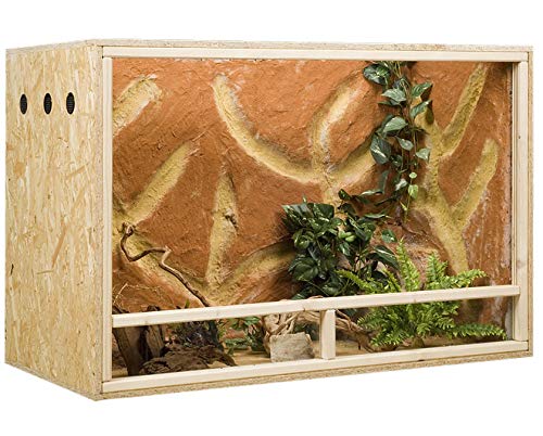 OSB-Terrarium, Holzterrarium 120 x 60 x 80 cm mit Seitenbelüftung von Holzkonzept