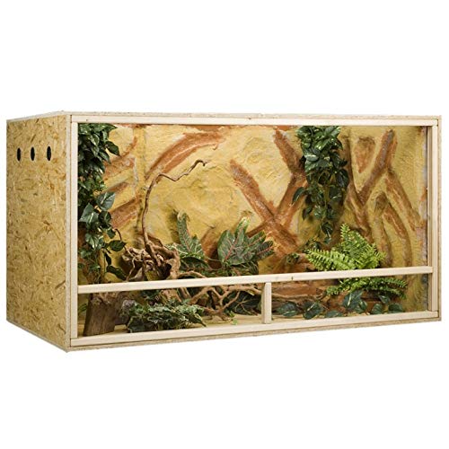 OSB Terrarium, Holzterrarium 150x80x80 cm mit Seitenbelüftung von Holzkonzept