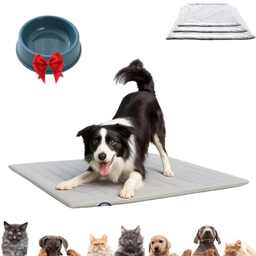 Generisch Pfoten Kühlmatte, Pfotenchill Kühlmatte Hund, PfotenChill - Die Innovative Kühlmatte für Hunde, Selbstkühlende Pads Sicher Und Komfortabel Für Deinen Hund (XL: 150 * 101cm) von Generisch