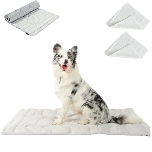 Generisch Pfotenchill Kühlmatte Hund, Dr. Pfoten Pfotenchill - Die Innovative Kühlmatte für Hunde Katzen, Schützt Deinen Hund Vor Überhitzung, Faltbar Wendbar Selbstkühlende Pads (Gray, L:122 * 71cm) Generisch Pfotenchill Kühlmatte Hund, Dr. Pfoten Pfotenchill - Die Innovative Kühlmatte für Hunde Katzen, Schützt Deinen Hund Vor Überhitzung, Faltbar Wendbar Selbstkühlende Pads (Gray, L:122 * 71cm) von Generisch