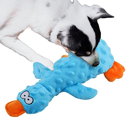 Generisch Quietscheente Hundespielzeug - Spielzeug für Haustiere mit Mehreren Haustieren - Appetit anregendes Enten-Hundespielzeug, quietschendes Haustierspielzeug, Plüsch-Hundekauspielzeug für große von Generisch