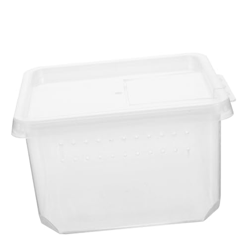 Generisch Reptilien Aufzuchtbox Transparente Futterbox Habitat für Spinnen Insekten und Kleintiere Sicher und Belüftet für Zucht und Pflege von Generisch