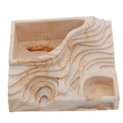 Generisch Resin Reptilien Futternapf Wasserschale für Reptilien für Geckos Eidechsen und Schildkröten Großes Design zu Reinigen Sicheres Material Ansprechende Dekoration für Terrarien Generisch Resin Reptilien Futternapf Wasserschale für Reptilien für Geckos Eidechsen und Schildkröten Großes Design zu Reinigen Sicheres Material Ansprechende Dekoration für Terrarien von Generisch