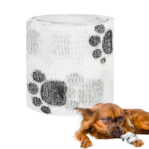 Generisch Selbstklebende Bandage - Hunde-Verbandschuhe, Selbstklebende Bandage für Haustiere -Wasserdichter Wundpflegeverband für Haustiere, Selbstklebender Vliesverband für Pfotenschutz im Freien Generisch Selbstklebende Bandage - Hunde-Verbandschuhe, Selbstklebende Bandage für Haustiere -Wasserdichter Wundpflegeverband für Haustiere, Selbstklebender Vliesverband für Pfotenschutz im Freien von Generisch