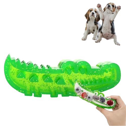 Generisch Slow Feed Chew and Fetch Crocodile, Dog Slow Feeder Puzzle Toy, Alligator Treat Dispensing Dog Toys Keep Them Busy, Medium & Small Dogs Teeth Cleaning (Small) von Generisch