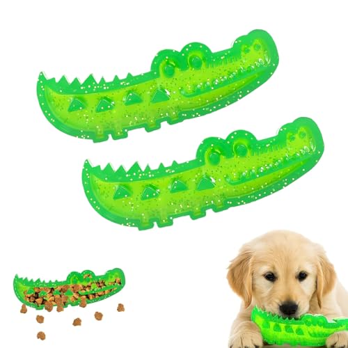 Generisch Slow Feed Chew and Fetch Crocodile, Lettuce Pets, Upgrade lettucepets Crocodile Dog Toy, Alligator Treat Dispenser, Keep Dogs Busy, Medium & Small Dogs Teeth Cleaning (Small*2pcs) von Generisch