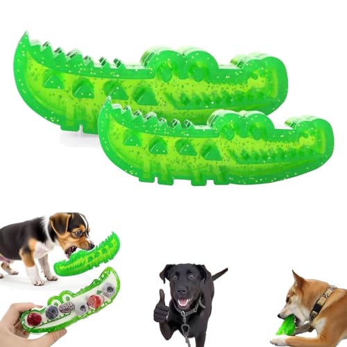 Generisch Slow Feed Chew and Fetch Crocodile, Slow Feed Chew and Fetch Crocodile Toy, Dog Slos Feeder Puzzle Toy, Alligator Treat Dispensing Dog Toys Keep Them Busy, for Small& Medium Dogs (S+L) von Generisch